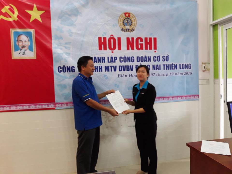 Hội nghị thành lập Công Đoàn cơ sở